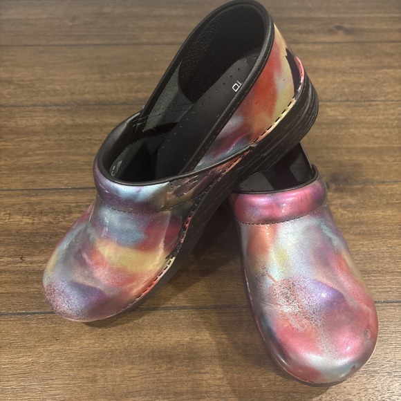 Dansko Spray Paint Patent Professional Clog Size 42‎ EU Slip Resistant - Picture 1 of 6